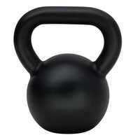 Revêtement en poudre électrostatique noir Kettlebell 10kg Outil d'exercices de bras formé par étirement