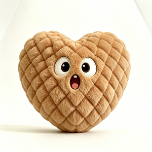 Cojín de felpa suave personalizado con forma de corazón de cacahuete, divertido regalo de cumpleaños para adolescentes. - Product Image 5
