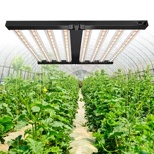뜨거운 빛 640W 700W 공간 절약 전체 스펙트럼 UV IR 8 바 실내 식물 최고의 서비스와 함께 성장 램프 주도