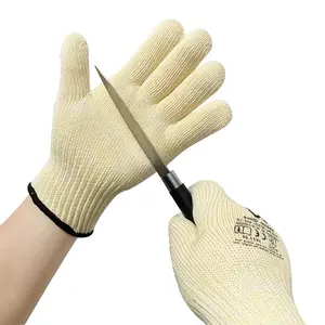 Wholesale Aramid Fire Fighting Gloves Breathable Working Industrial Hand Heat Resistant Safety Protection Gloves