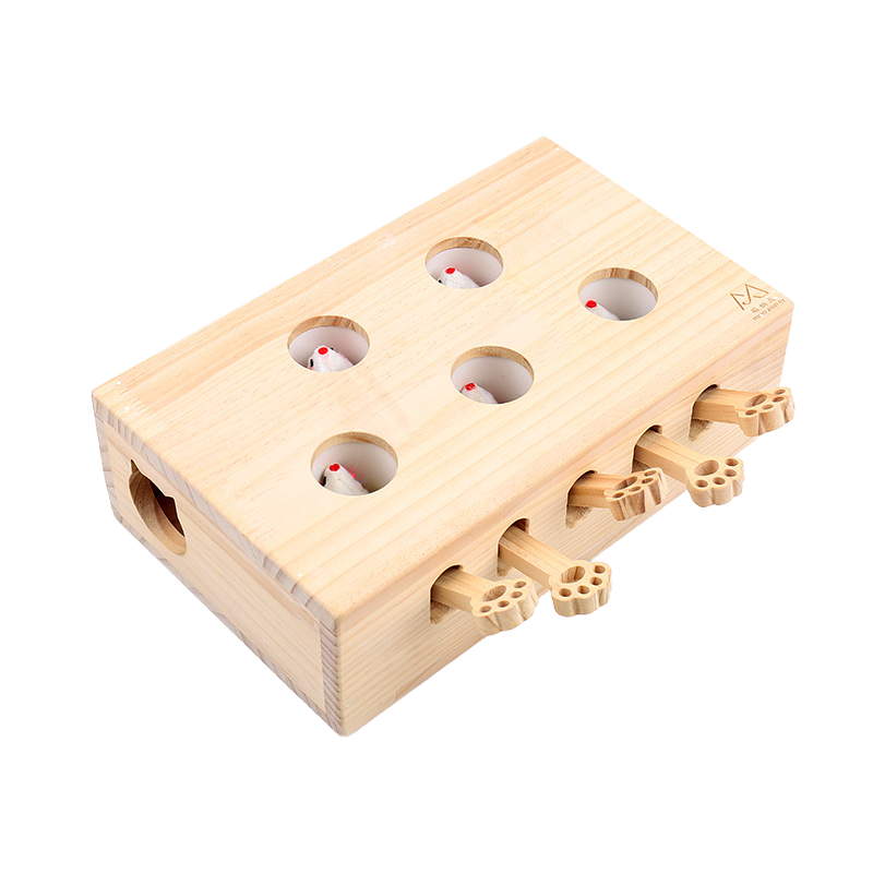 Whack-a-mole à cinq trous (taupe poilue)