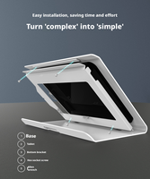 Support de bureau mécanique en métal pour tablette, compatible avec iPad