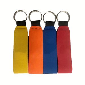 Custom Logo Printed Wristlet Keychain Neoprene Hand Wrist <b>Lanyard</b> Keyring <b>Key</b> Chains <b>for</b> Women Men Kids - Product Image 2