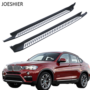 JOESHIER Accessoires automobiles d'usine chinoise Marchepieds latéraux pour SUV BMW X4 F26 14-18 en alliage d'aluminium Style tout-terrain de luxe - Product Image 1