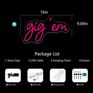 ไฟนีออน LED แบบยืดหยุ่น ทนทานสูง มาตรฐาน IP65 ปรับความสว่างได้ ใช้พลังงานจาก USB 5V เหมาะสำหรับงานปาร์ตี้และตกแต่งบาร์ ตัวอักษรไฟตกแต่ง - Product Image 2