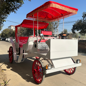 Carruaje Real de Lujo de Cuatro Ruedas para Turismo, Carruaje de Caballos - Product Image 1