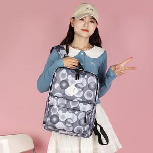 Ensemble 3 en 1 Sac à dos grande capacité pour filles Collège Lycée Frais et mignon Sac à dos pour filles - Product Image 4