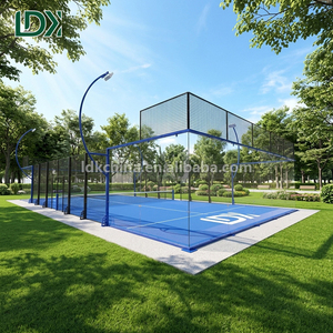 Pista de Pá<span class=keywords><strong>del</strong></span> Panorámica al Aire Libre con Vidrio Templado Certificado y Estructura de Acero, Césped Artificial - Product Image 5