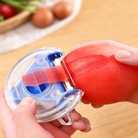 3-in-1 groente- en fruit schil- en snijmachine, populaire verkoop, multifunctioneel, plastic, draagbaar, voor keukenaccessoires