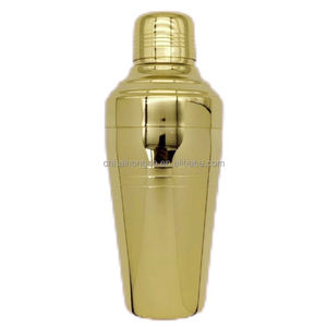Shaker à cocktail de barman en métal écologique de couleur or poli miroir moderne de luxe de 510ml pour la maison et le <span class=keywords><strong>restaurant</strong></span> - Product Image 2
