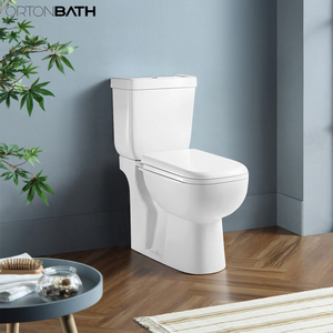 Ortonbath cao Bát handicapped S Trap kép Flush P Trap hai mảnh nhà vệ sinh <span class=keywords><strong>WC</strong></span> nước Closet thoải mái chiều cao Nhà vệ sinh mềm gần chỗ ngồi - Product Image 4