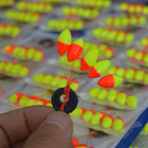 Flotteur de pêche Sept Étoiles, haute visibilité, fluorescent, ovale, perles flottantes Sept Étoiles, ensemble de flotteurs ovales pour la pêche à la carpe en lac - Product Image 5