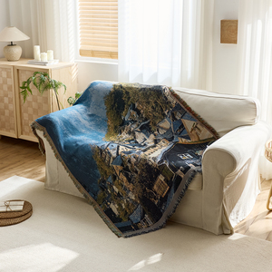 Arazzo da Parete Boho in Macramè, Coperta Tessuta per Decorazione Soggiorno e Camera da Letto, Arte Murale - Product Image 2