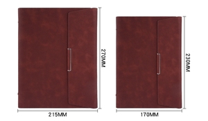 Reliure à ressort d'affaires cahier à feuilles mobiles papeterie de bureau livre de conférence A5 Logo personnalisé - Product Image 3