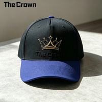 Gorra de Béisbol Estructurada de 6 Paneles con Logotipo Personalizado Bordado en 3D, Gorra de Dos Tonos con Visera Curva, Venta al Por Mayor, Fabricante