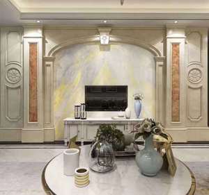 Художественная белая Турецкая белая мраморная плита из натурального камня белый кремовый мрамор Королевский боттичино мрамор для пола - Product Image 4