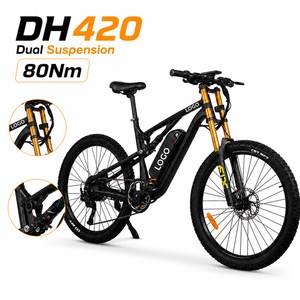 Precio de Fábrica FOB Bicicleta Eléctrica de Montaña E-MTB 20AH 750W DH420, 50km/h, 80KM de Autonomía, Terreno Accidentado - Product Image 1