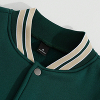Blousons de baseball et sweats à capuche personnalisés en polaire chauffante avec motif lettres et logo frontal fin, vente en gros d'usine, pour hommes et femmes, décontractés, 100% coton