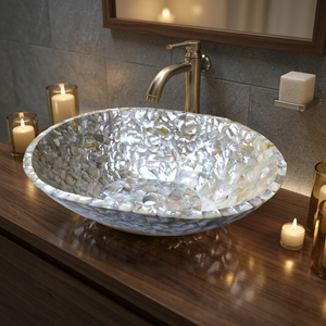 Lavabo de Baño de Resina, Mármol y Cuarzo, Pulido, para Encimera, Moderno, Resistente al Agua, Fácil de Limpiar, Estilo Lujoso, Venta al Por Mayor - Product Image 5