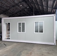 Installation rapide de bâtiments modulaires temporaires pour secours en cas de catastrophe, conteneurs ISO, bâtiments de commandement portables, bureaux