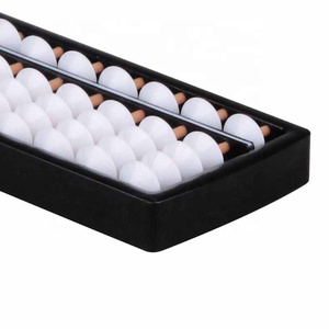 Student Mini <span class=keywords><strong>Soroban</strong></span> Abacus Diseño en blanco y negro para educación matemática - Product Image 4
