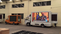 Remorque de panneau d'affichage mobile TOPLED, camion de panneau d'affichage LED, écran LED P10