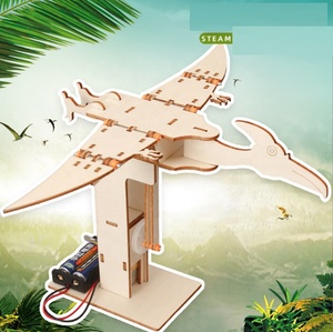 De L'école Secondaire primaire Students'Science Technologie Production Édenté Modèle Matériel Diy Dinosaure Jouet Vapeur L'éducation - Product Image 3