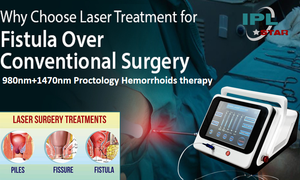 Eliminación de Hemorroides con Láser Portátil de 980nm y 1470nm, Diodo de Proctología para Hemorroidectomía, Fisura Anal, Fisura, Urología - Product Image 2