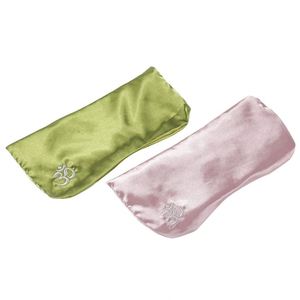 Coussin aromathérapeutique lesté à la lavande, personnalisable avec logo, micro-ondable, pour la relaxation, le yoga, le sommeil, le soulagement des maux de tête et comme masque oculaire - Product Image 1