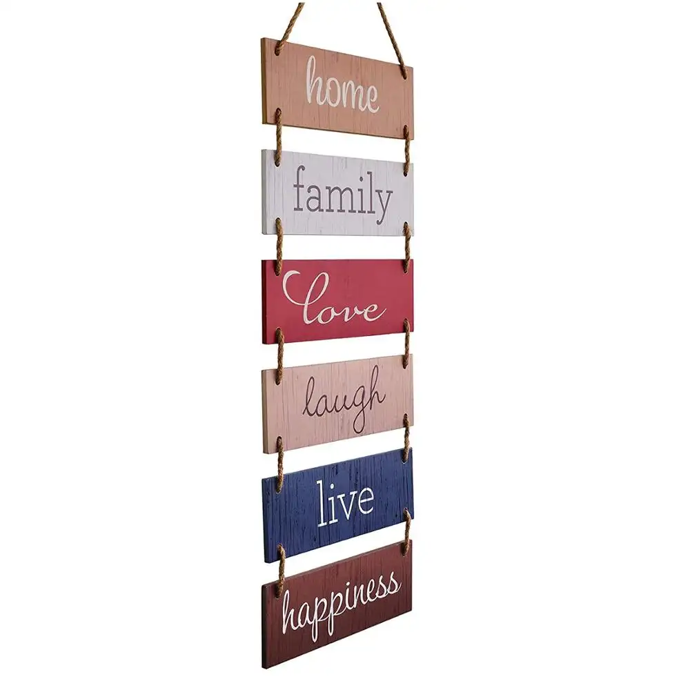 Rustic Wooden Decor Hanging Wood Wall Decoration Large Hanging Wall Sign