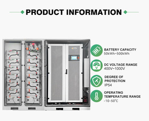 Système de stockage d'énergie tout-en-un avec refroidissement par air, 215kwh, conteneur commercial et industriel, 100kW, 250kW, 500kW - Product Image 2