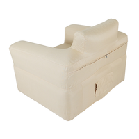Canapé gonflable de camping en tissu résistant à la perforation avec pompe intégrée pour l'extérieur et l'intérieur