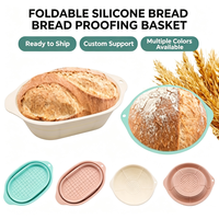 Bol de Fermentation en Silicone Alimentaire Personnalisable avec Logo, Sans BPA, Antiadhésif, pour Pains et Pâtes, Vente en Gros Direct Usine OEM