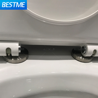 BC-1058F moderne monobloc en céramique allongée toilette mur suspendu lavage UF p-trap pour hôtel moderne salle de bain coloré sanitaire