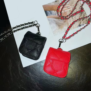 ShanHai lujo PU cuero inspección auriculares cubierta para AirPods Pro 2 funda de carga AirPods 1 2 Pro DIY Shell cubierta protectora - Product Image 3