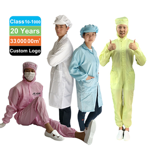 ملابس عمل مضادة للكهرباء الساكنة من JEJOR، زي مختبر آمن، ملابس غرف نظيفة، مآزر <span class=keywords><strong>ESD</strong></span>، بدلة عمل للغرف النظيفة - Product Image 1