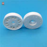 Bride isolante diélectrique en céramique de zircone ZrO2 multi-trous 3Y-TZP personnalisée pour capteurs rotatifs