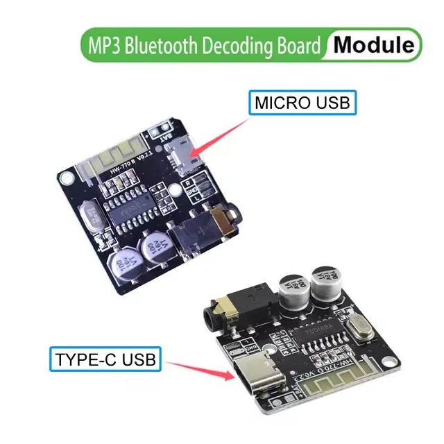 Mini -compatible Decoder Board Audio Receiver BT5.0 PRO MP3 Lossless Player Wireless Stereo Music HW-770 B V0.22