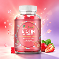 Gummies à la biotine pour les cheveux, la peau et les ongles, soin beauté, antioxydant, soutien du métabolisme, collagène, kératine, vitamine C, gummies à la biotine