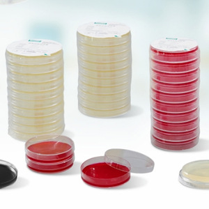 Boîtes de Petri Sunshine Biology Blood Agar Columbia, plaques de culture bactérienne prêtes à l'emploi, rondes en plastique, 10 sachets - Product Image 2