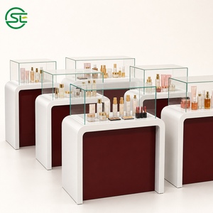 Meuble de présentation pour magasin de cosmétiques, vitrine en verre pour centre commercial, comptoir de présentation de beauté - Product Image 2