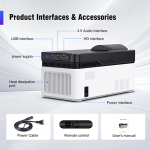 Projecteur Android HY450 le plus vendu, projecteurs intelligents portables, mini projecteur de voyage en plein air, marque Magcubic - Product Image 5