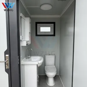 Mobile Toilet House Luxury Portable Toilet Restroom Bathroom For Sale Outdoor Cleaning Public Toilet Shower Rooms