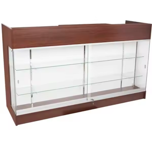 70 Inch Showcase Glass Smoking Unit for Shop <b>Lockable</b> Front Desk Reception Counter Display <b>Cabinets</b> Display Counter Showcase - Product Image 4