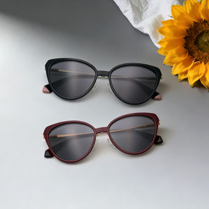 Gafas de Sol Polarizadas con Clip Magnético y Montura Metálica 2026, Gafas de Sol de Ojo de Gato para Mujer, Monturas Ópticas - Product Image 6