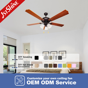 1stshine Decorative Lighting Ceiling Fan 5 Blades Restaurant 220v <strong>Pull</strong> Chain Ceiling Fan <strong>Light</strong> - Product Image 4