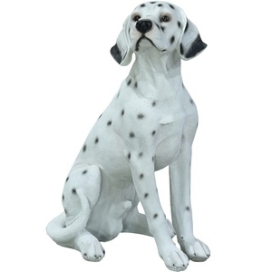 SE7ART Spot Simulation, Ornements de <span class=keywords><strong>chiot</strong></span> animalier gravés et peints à la main, Décoration extérieure pour jardin et cour, Artisanat en résine (<span class=keywords><strong>loup</strong></span>, chien) - Product Image 5