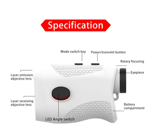 Télescope laser rechargeable pour le golf et la chasse avec verrouillage du mât et fonction magnétique - Product Image 2
