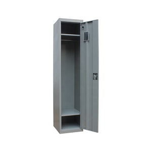 Casillero Metálico Plegable, Resistente y Moderno, con Marco de Acero Gris, de Una Puerta, para Almacenamiento de Mochilas Escolares y Libros - Product Image 5