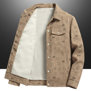 <span class=keywords><strong>Giacca</strong></span> da <span class=keywords><strong>Uomo</strong></span> Primavera Autunno 2024 Taglie Forti in Poliestere Stile Varsity in <span class=keywords><strong>Velluto</strong></span> <span class=keywords><strong>a</strong></span> <span class=keywords><strong>Coste</strong></span> con Logo Personalizzato - Product Image 2